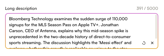 Long description